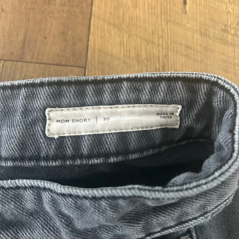 PacSun Mom Shorts Size 30 Washed Black High Rise Denim. - Picture 3 of 9